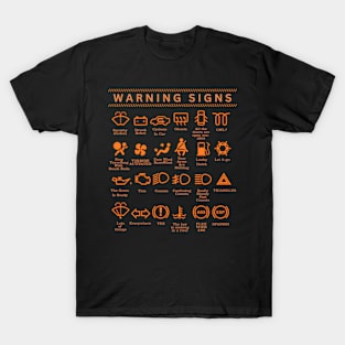 Funny car dash icons, Funny Cars - Gift For car lover T-Shirt